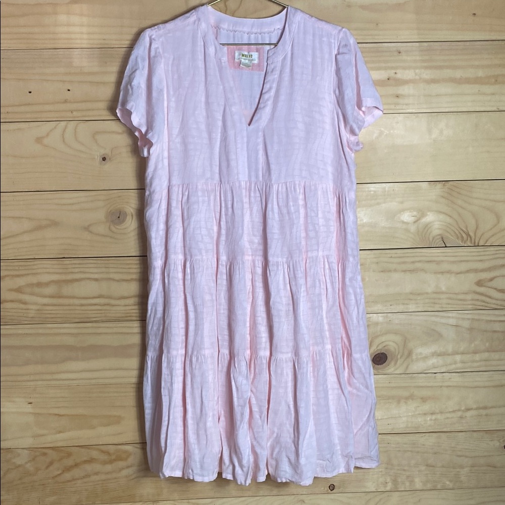 Anthropologie Maeve Sacha Tiered Midi Dress‎ size medium